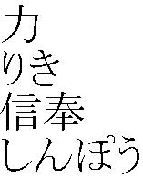 Strength and Faith in Japanese